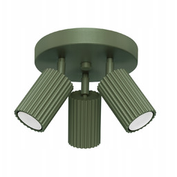 Plafon Karbon 3P zielony oliwkowy