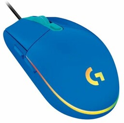 Mysz przewodowa LOGITECH G203 Lightsync Niebieski 910-005798