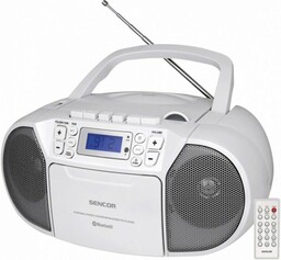 Sencor Radiomagnetofon z CD SPT 3907W MP3, USB,
