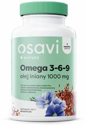 Osavi Omega 3-6-9 Olej Lniany 1000 mg -