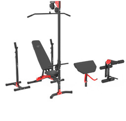 Marbo Sport Zestaw MH25 ławka treningowa regulowana +