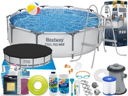 Basen Bestway 305x76 Ogrodowy Stelażowy 56408 19w1
