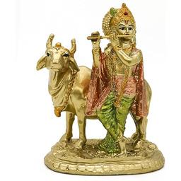 alikiki Hinduski posąg Boga Kryszny 13 cm młodzieńczy