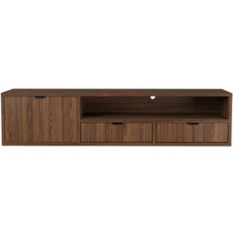 Szafka Wisząca RTV Edison Brown Warmia Walnut 150