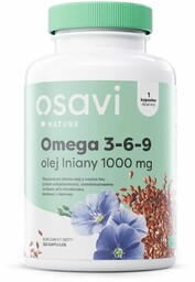 Osavi Omega 3-6-9 Olej Lniany 1000 mg -