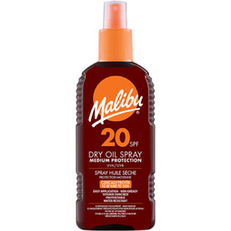 Malibu Dry Oil Spray SPF20 Olejek Brązujący