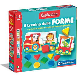 Clementoni Sapientino Pociąg 1 rok, układanka z fiszkami,