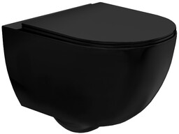 Misa Wc Carlo Mini Rimless Flat Black Mat