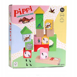 Klocki drewniane Pippi