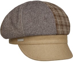 Czapka Kaszkiet Javia Patchwork by Seeberger, beżowy, M