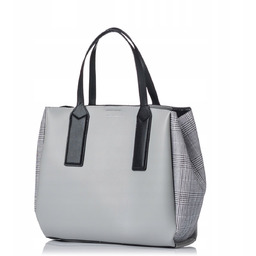 Torebka MONNARI Czarny Kuferek Listonoszka z Logo