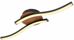 GLOBO Lampa sufitowa Evita 67171-12 Czarno-brązowy