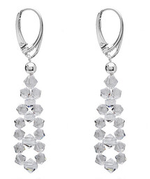 Kolczyki z Swarovski Elements srebrne