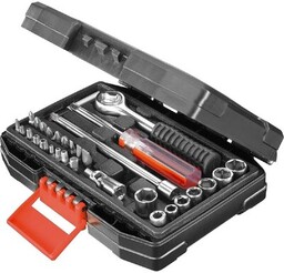 BLACK&DECKER Zestaw kluczy nasadowych i bitów A7142-XJ (31