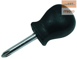 ŚRUBOKRĘT WKRĘTAK KRZYŻAKOWY PH2 KRÓTKI STUBBY