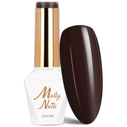 Lakier hybrydowy LED/UV Gel Polish Molly Nails Choco