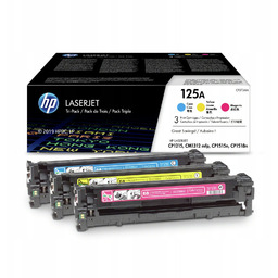 Toner Hp 125A CF373AM Cmy CP1515 CP1215 Trzypak