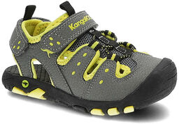 Kangaroos Szare Sandały Wygodne Buty Dziecięce