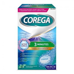 COREGA Tabs 3 minutowa tabletka czyszcząca do protez