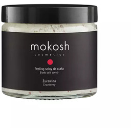 Mokosh, peeling solny do ciała, żurawina, 300g