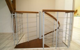 Balustrada metalowa do schodów kręconych DUDA model Venecja