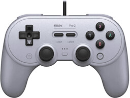 Kontroler 8BITDO Pro 2 Wired Gamepad Szary