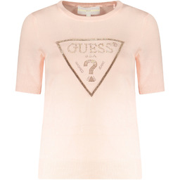 GUESS JEANS DAMSKI RÓŻOWY SWETER