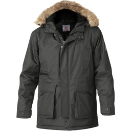 Duża Kurtka Męska Parka Khaki LOVETT-D555