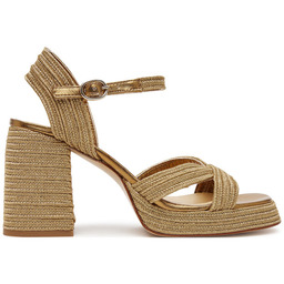 Espadryle Castañer Valle/142 023116 Złoty