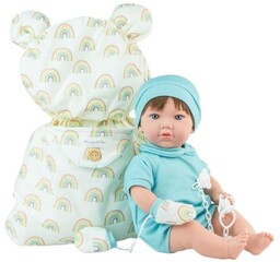 Lalka hiszpańska Teo Nana ze śpiworkiem 45cm