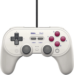 Kontroler 8BITDO Pro 2 Wired Gamepad Biały