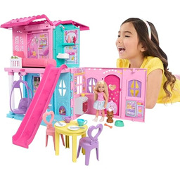 Barbie Chelsea domek dla lalek i akcesoria domowe