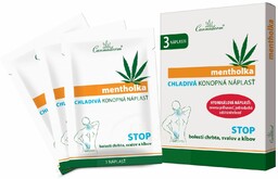 Plastry chłodzące Mentholka, Cannaderm, 3 szt.
