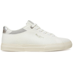 Sneakersy Pepe Jeans Kenton Knit PLS31601 Biały