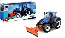 NEW HOLLAND TRAKTOR PŁUG ŚNIEŻNY Bburago 18-44081