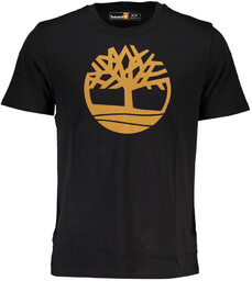 T-SHIRT MĘSKI Z KRÓTKIM RĘKAWEM TIMBERLAND CZARNY