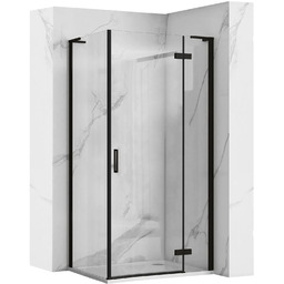 Rea Kabina Prysznicowa REA Hugo Czarna 80x90