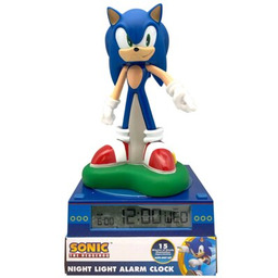 KIDS EUROSWAN Zabawka budzik z lampką nocną Sonic