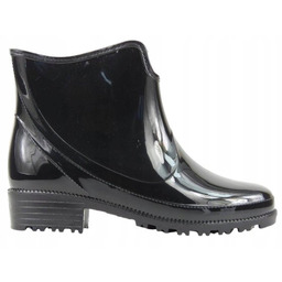 DAMSKIE CZARNE KALOSZE NISKIE WSUWANE 39 1SS8A