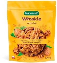 Bakalie orzechy włoskie BAKALLAND 100g /SP-022019/