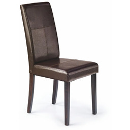 Elior Brązowe Krzesło Tapicerowane Wenge T9-W73