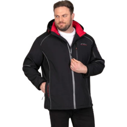 Kurtka Męska Zimowa Softshell JAMIE-D555 Duże Rozmiary