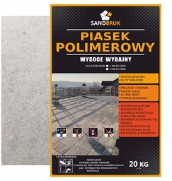 SandBruk Piasek Polimerowy Fuga Do Kostki Brukowej Biały