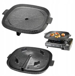 Patelnia grillowa nakładka aluminium Marmur