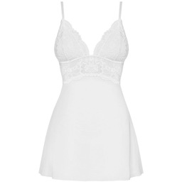 Bielizna-810-BAB-2 babydoll i stringi biała L/XL 100% ORYGINAŁ