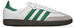 Sneakersy niskie - ADIDAS SAMBA OG BIAŁO-ZIELONE