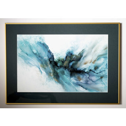 Pakamera Duża abstrakcja, obraz ręcznie malowany, w ramie