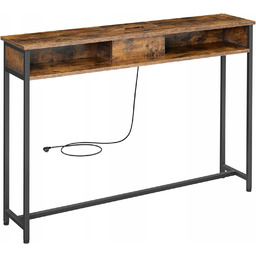 Konsola stolik z gniazdkiem sieciowym i Usb loft