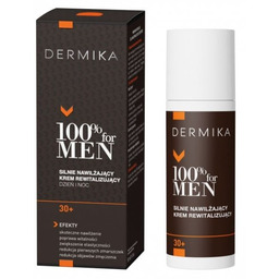 Dermika 100% for Men Krem 30+ silnie nawilżający