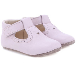 Niechodki Emel różowe baleriny ze skóry naturalnej r.